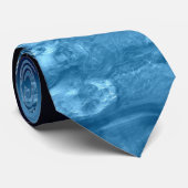 青い氷写真 ネクタイ (ロール)