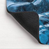 青い氷壁を閉ざす マウスパッド (コーナー)