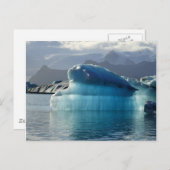 青い氷山 ポストカード (正面/裏面)