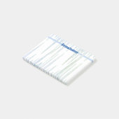 青い氷柱の残りポストイットノート ポストイット (アングル)