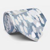 青い氷河の氷のパターン ネクタイ (ロール)