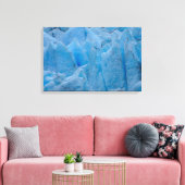 青い氷河 キャンバスプリント (インサイチュ (リビング))