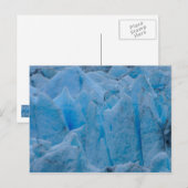 青い氷河 ポストカード (正面/裏面)