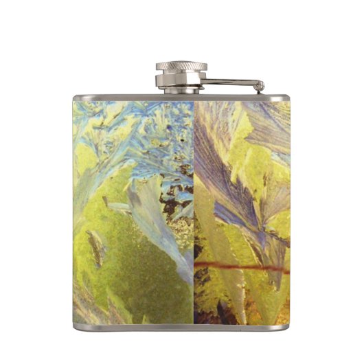 青い氷葉 フラスク (裏面)