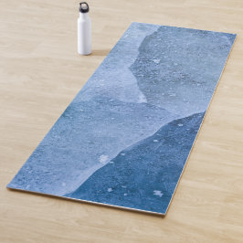 青い氷表面 ヨガマット