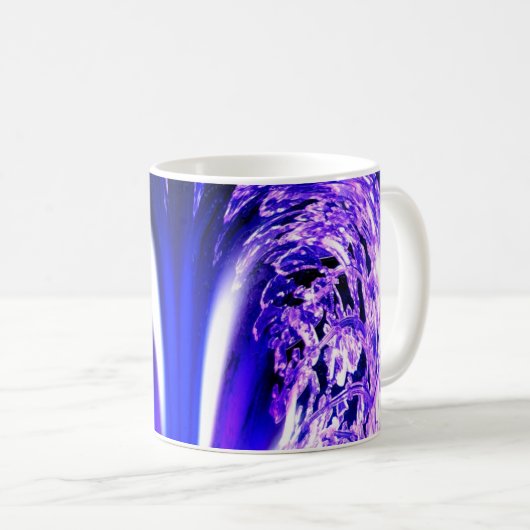 青い氷 コーヒーマグカップ (正面右)