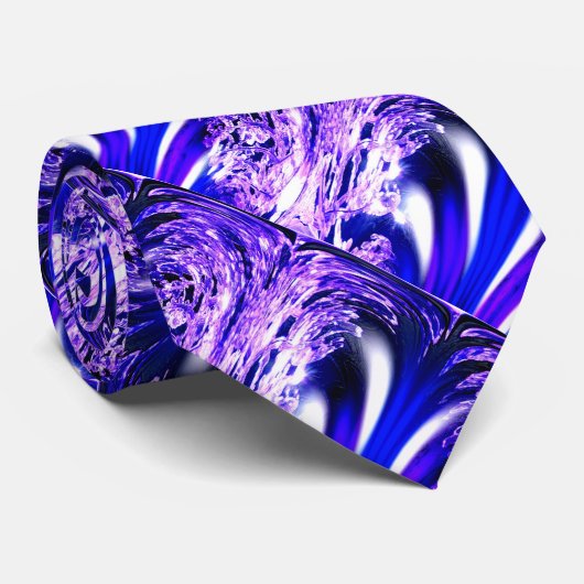 青い氷 ネクタイ (ロール)