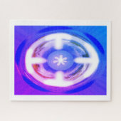 青い永遠の芸術 ジグソーパズル (横)