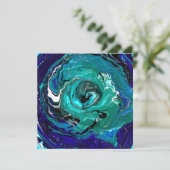 青い永遠 |抽象芸術アート (スタンド正面)