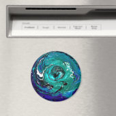 青い永遠 |抽象芸術アート マグネット (インサイチュ (食洗機))