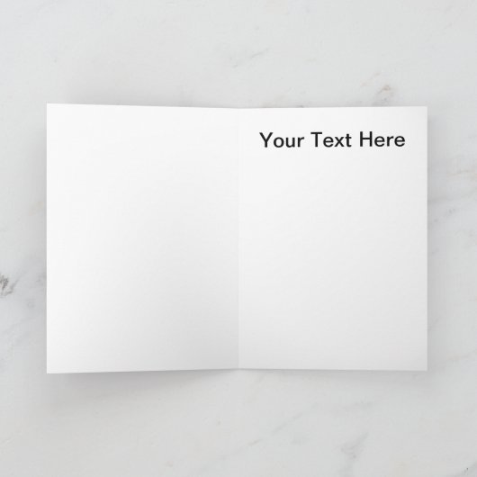 青い池に浮かぶピンクと白の蓮の花 カード (内部)