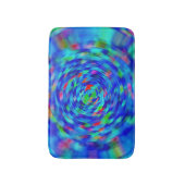 青い池の波紋 バスマット (正面縦)