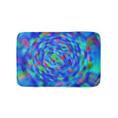 青い池の波紋 バスマット (正面)