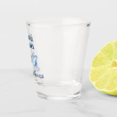 青い沿岸女性のカーボーイ ショットグラス (右)