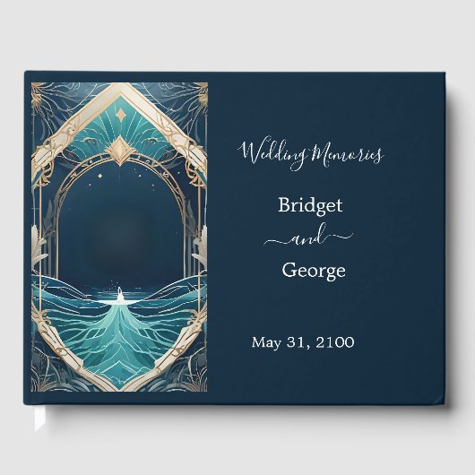 青い沿岸結婚生物 ゲストブック (正面)