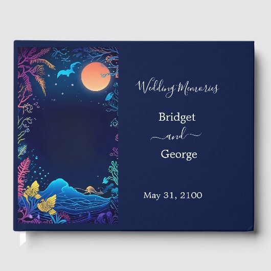 青い沿岸結婚生物 ゲストブック (正面)