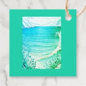 青い沿岸結婚生物 フェイバータグ (裏面)