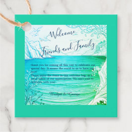 青い沿岸結婚生物 フェイバータグ