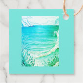 青い沿岸結婚生物 フェイバータグ (裏面)