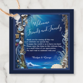 青い沿岸結婚生物 フェイバータグ