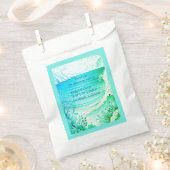 青い沿岸結婚生物 フェイバーバッグ (クリップ留めされた状態)