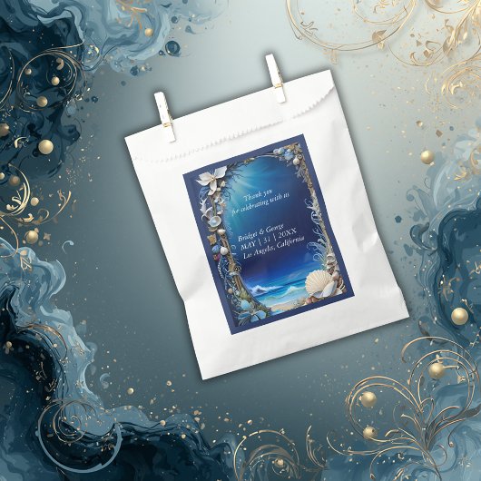 青い沿岸結婚生物 フェイバーバッグ