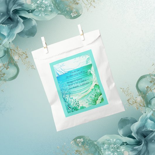 青い沿岸結婚生物 フェイバーバッグ