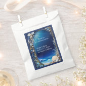 青い沿岸結婚生物 フェイバーバッグ (クリップ留めされた状態)