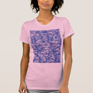 青い泡が可愛いピンク Tシャツ