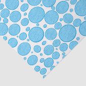 青い泡はティッシュペーパーを緩和しました 薄葉紙 (詳細)