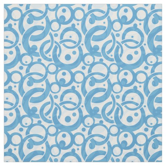 青い泡生地 ファブリック (見本)