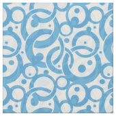 青い泡生地 ファブリック (クローズアップ)