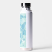 青い泡 ウォーターボトル (左面)