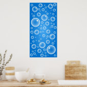 青い泡 ポスター (キッチン)