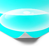 青い泡 ポスター (角)