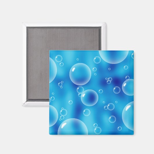 青い泡 マグネット (正面/裏面)