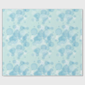 青い泡 ラッピングペーパー (フラット)