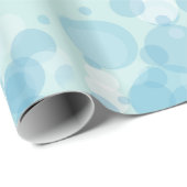 青い泡 ラッピングペーパー (ロールコーナー)