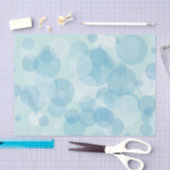 青い泡 薄葉紙 (クラフト)