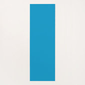 青い波と白い部族の模様 ヨガマット (裏面)