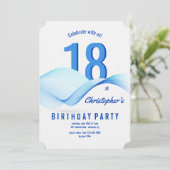 青い波の招待状 招待状 (スタンド正面)