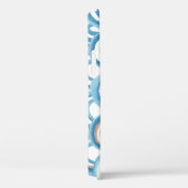 青い波の水の色、シームレス絵画な。 Case-Mate iPhoneケース (裏面 / 右)