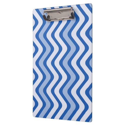 青い波型 クリップボード (左)