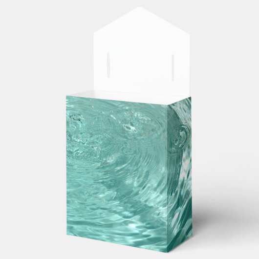 青い波紋の波水滴お気に入りボックス フェイバーボックス (オープン)