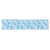 青い波 ショートテーブルランナー (横)