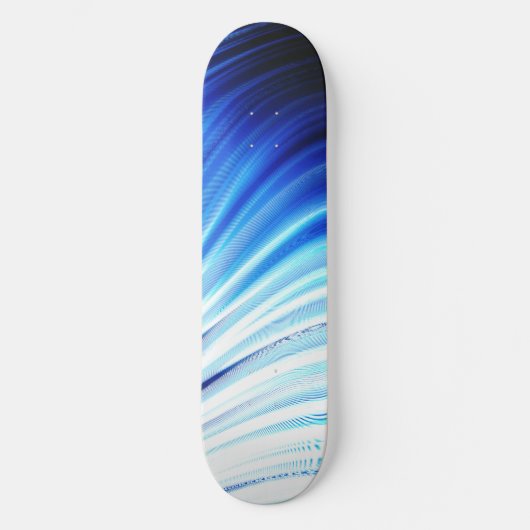 青い波 スケートボード (正面)