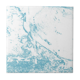 青い波 タイル
