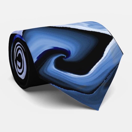 青い波 ネクタイ (ロール)