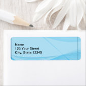 青い波 ラベル (インサイチュ)