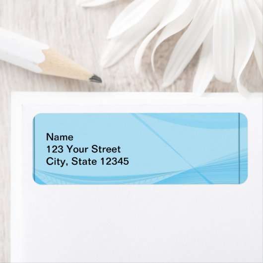 青い波 ラベル (インサイチュ)